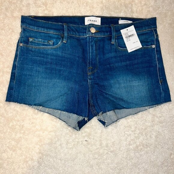 Frame Denim Pants - Frame Denim Shorts Le Cutoff Size 29